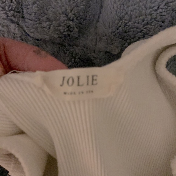 Size Small Onesie with ruffles along the collar - Picture 2 of 3